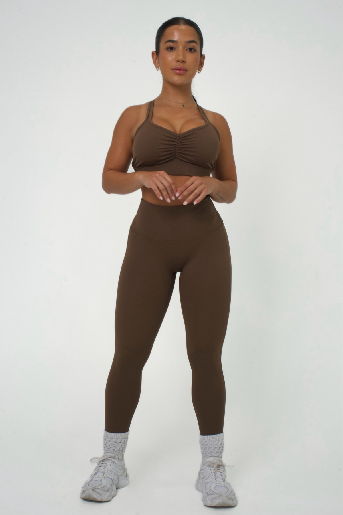 SIGNATURE LEGGINGS - BROWN