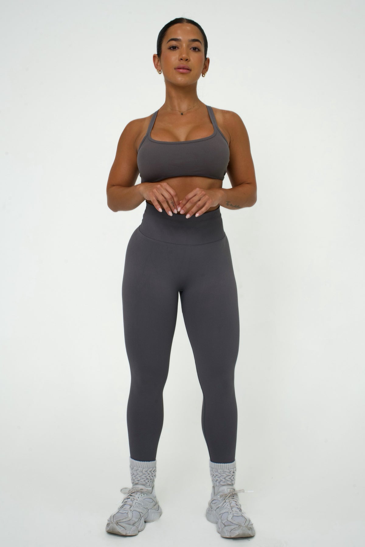 SEAMLESS LEGGINGS- STEEL