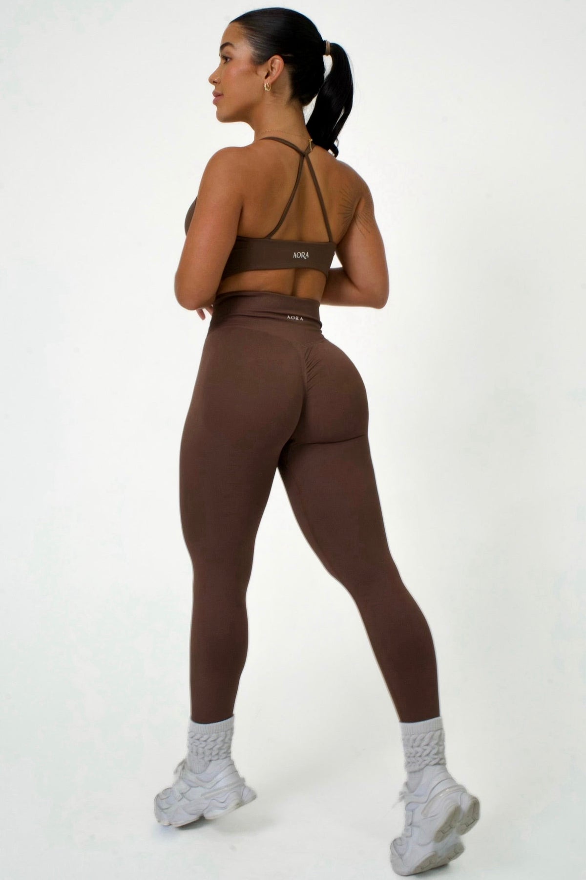 SEAMLESS LEGGINGS- CHOCOLATE